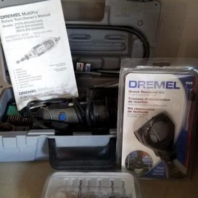 Dremel with Multiple Accessories