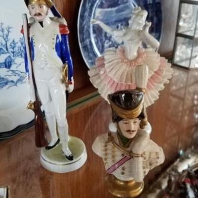 Dresden Figurines. Purchased while stationed in Germany.