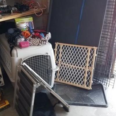 Dog Supples. XL Kennel and Crate Plus More