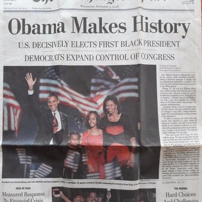 Washington Post election edition - history!
