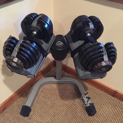 Nautilus weights with stand