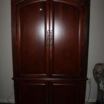 Armoire/Entertainment Center with Four Doors
