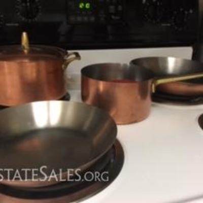 5-Piece Copper Pan Set