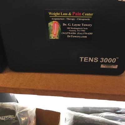 TENS 3000 machines and accessories