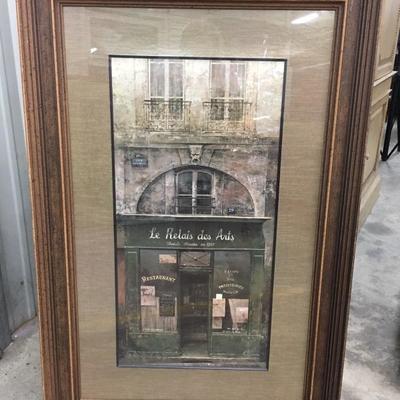 Restaurant artwork