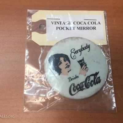 Vintage Coca-Cola advertisement mirror