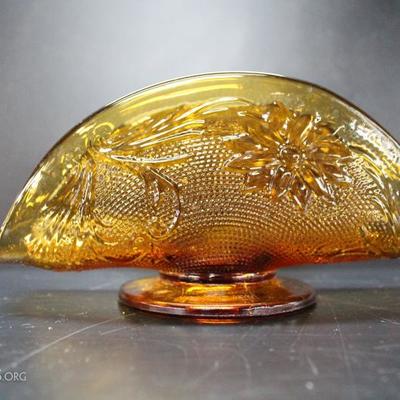 Tiara Indiana amber glass dishes