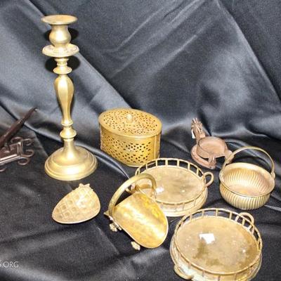 Brass box lot