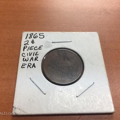 1865 .02 cent piece