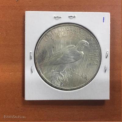 1923 Uncirculated Peace dollars