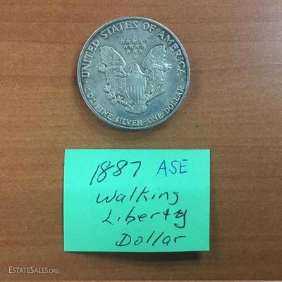 1987 Walking Liberty Dollar