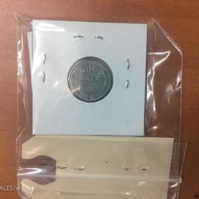 1943 WWII Steel Wheat Cents