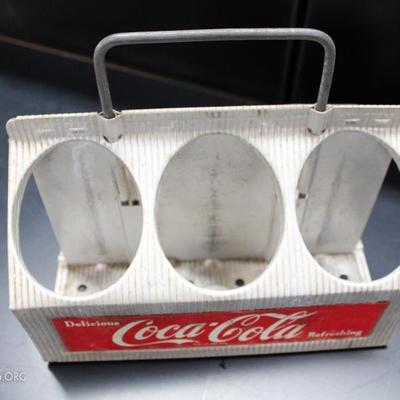 Aluminum Coca-Cola 6 pack carrier