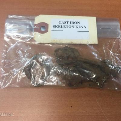Cast iron skeleton keys