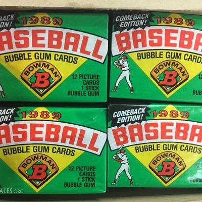1989 Bowman unopened cards