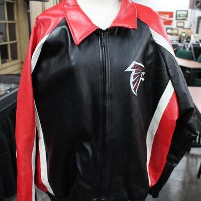 Leather Falcons jacket