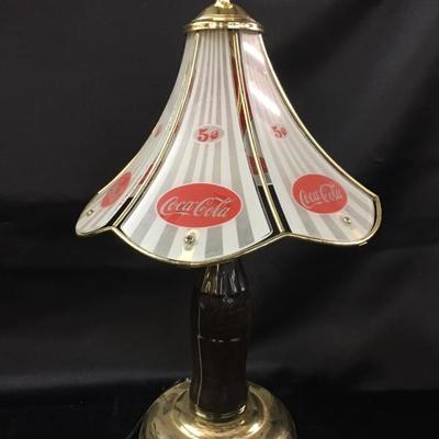 Vintage style Coca-Cola bottle lamp