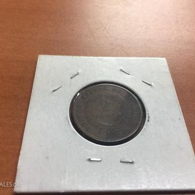 1865 .02 cent piece