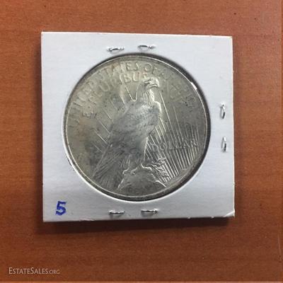 1923 Uncirculated Peace dollars