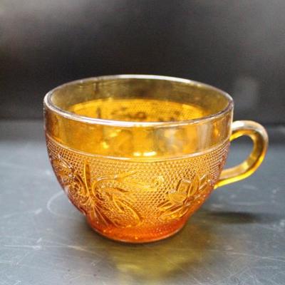 Tiara Indiana amber glass dishes