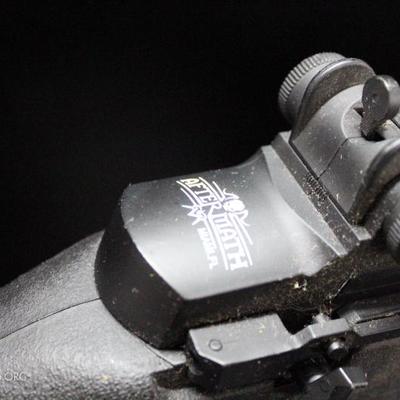 Hunting bag filled with airsoft supplies