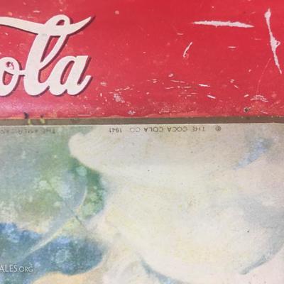1941 Coca-Cola tray