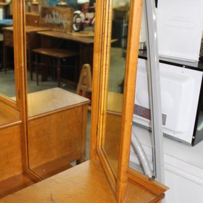 Vanity with mirror