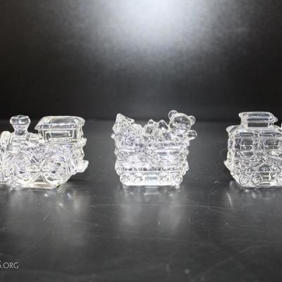 Waterford crystal train set