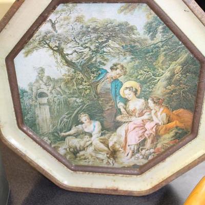 Tins box lot