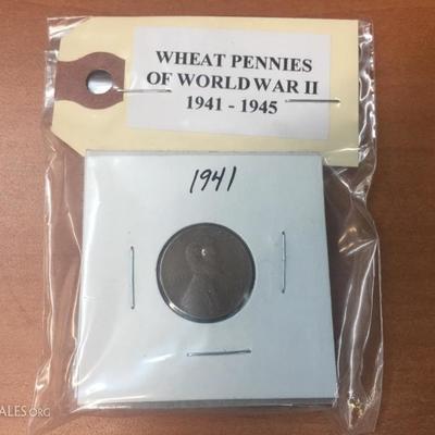 Wheat pennies of WWII