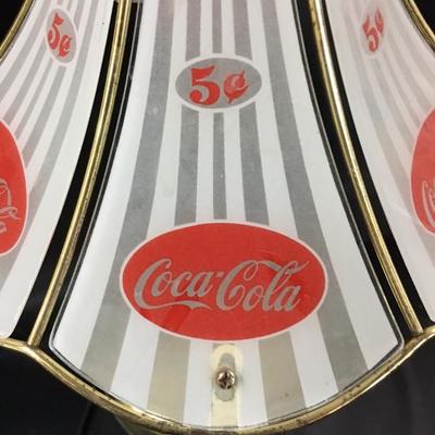 Vintage style Coca-Cola bottle lamp