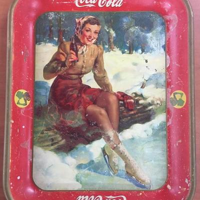 1941 Coca-Cola tray