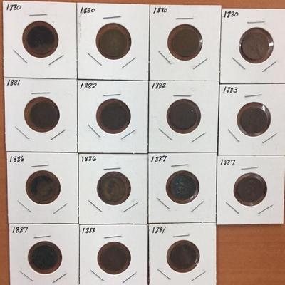 Indian Head pennies