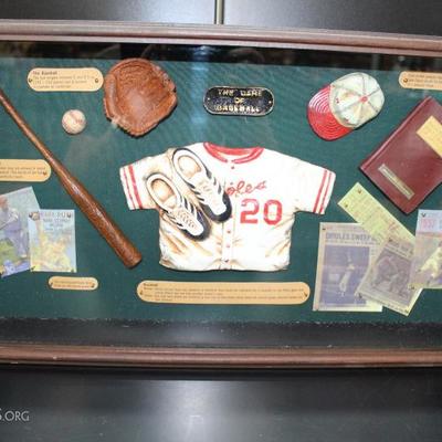 Baseball shadowbox