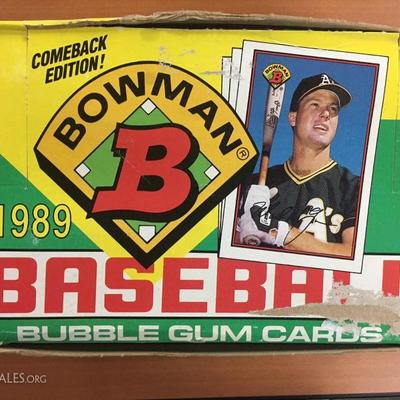1989 Bowman unopened cards