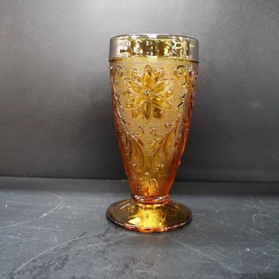 Tiara Indiana amber glass dishes