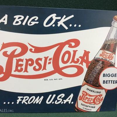 Pepsi-Cola sign