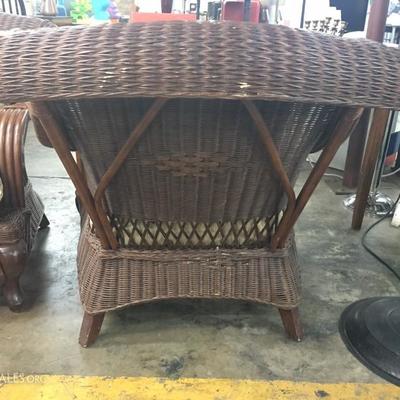 Biltmore style wooden wicker chairs