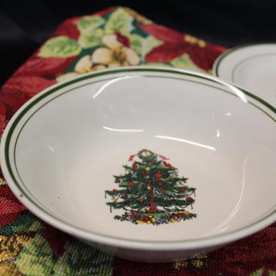 Stoneware Christmas dishes