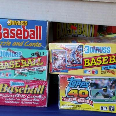 Baseball cards $12 per box