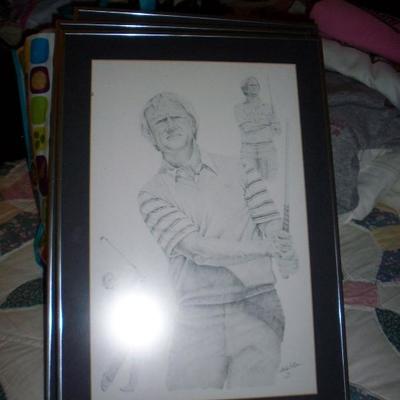 Arnold Palmer ;Golfer's print #1 , 34/200