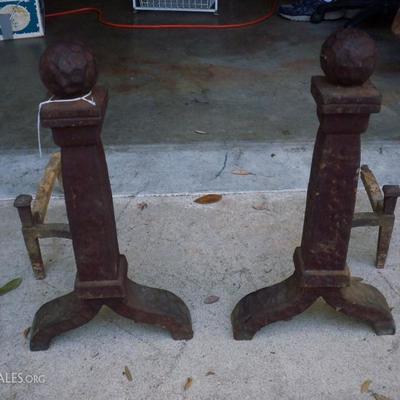 Pair of Antique/Vintage Andirons