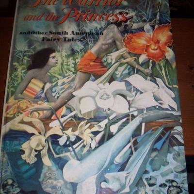 Vintage Giant Golden Book - The Warrior and The Princess