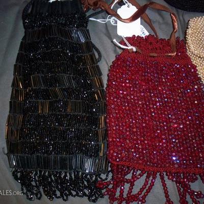 2 - Vintage beaded purses