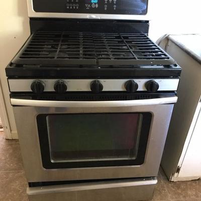 Whirlpool Stand Alone 5 Burner Gas Cooktop And Convection Oven
