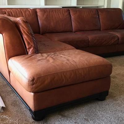Leather Sofa 3 Piece Sectional
