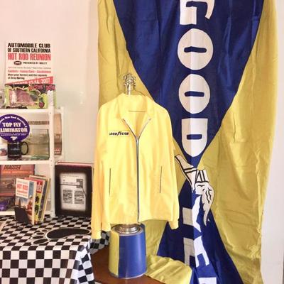 1950's GOODYEAR FLAG & JACKET