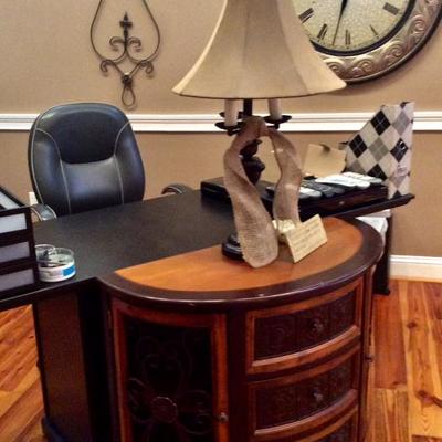 Desk, Chair & Office Items