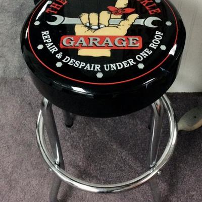 The Busted Knuckle Garage Stool