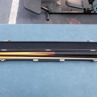 Pool cue in case $49